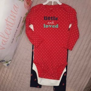 NWT 🍓Carter 3 piece set( 12 & 18 months)